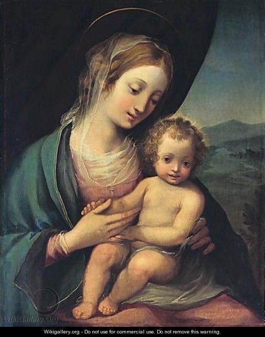 The Madonna And Child - Ventura Salimbeni