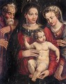 The Mystic Marriage Of Saint Catherine 2 - Bolognese School