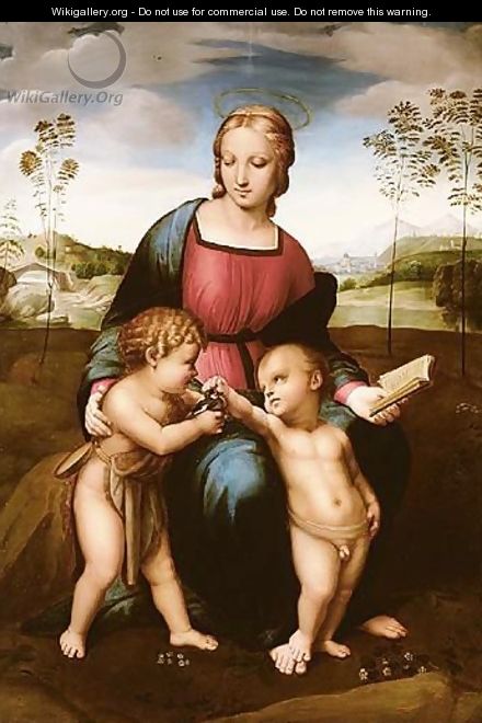 The Holy Family With The Infant Saint John The Baptist - (after) Francesco Franciabigio