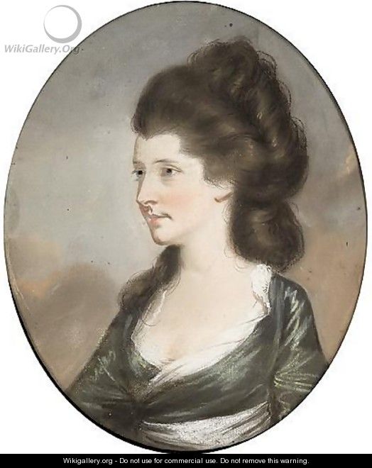 Portrait Of Katherine Brownlow - Hugh Douglas Hamilton