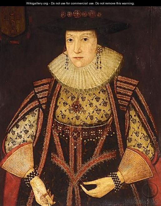 Portrait Of A Lady, Believed To Be A Member Of The Giffard Family Of Chillington, Staffordshire - English School