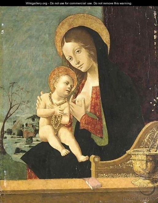 Madonna And Child - (after) Vincenzo Civerchio