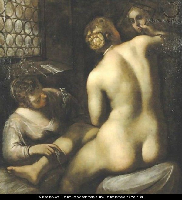 Toilet Of Venus - (after) Jacopo Tintoretto (Robusti)