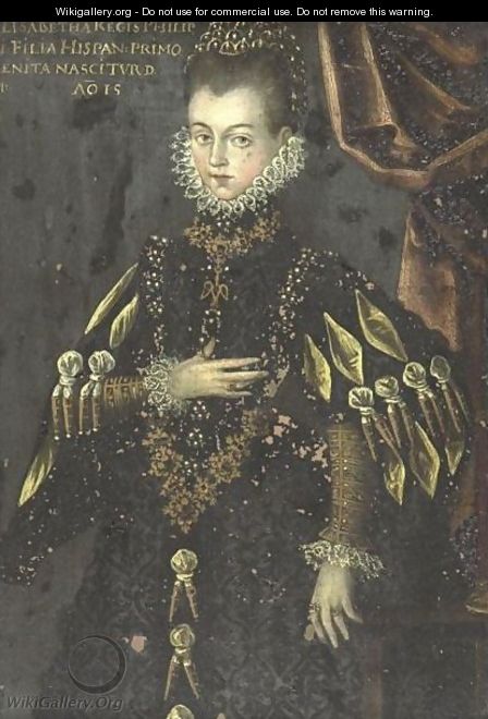 Portrait Of Princess Elizabeth Aged 15 - Spanish School