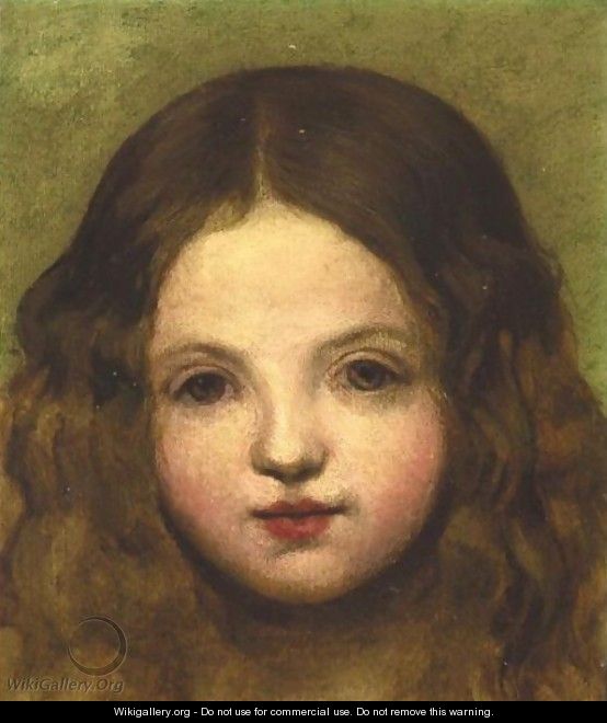 Portrait Of A Girl - George Frederick Watts