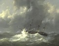 Ship In Distress - Johannes Christian Schotel