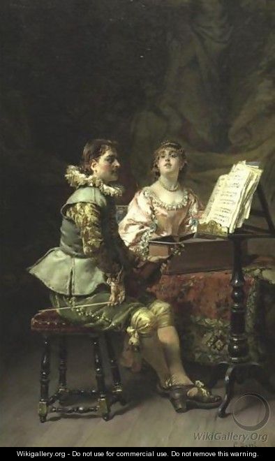 The Duet - Cesare-Auguste Detti