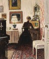 An Elegant Lady In A Parisian Interior - Carel Nicolaas Storm Van 's-Gravesande