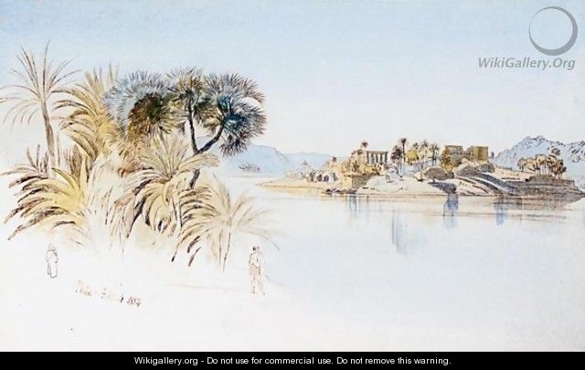 View Of Philae - Edward Lear