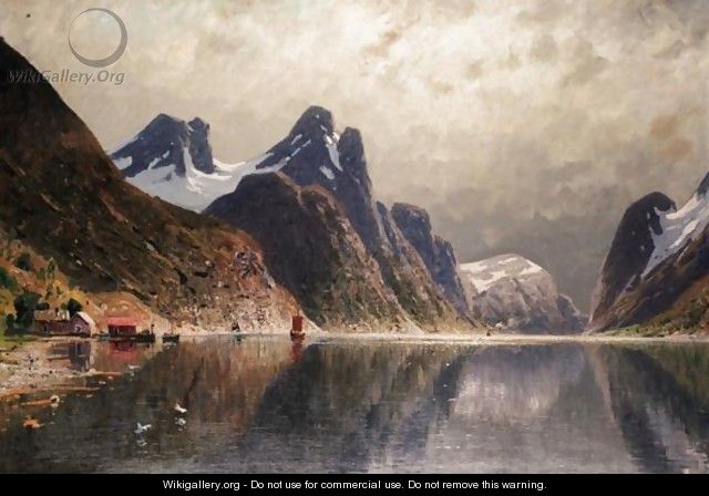 Sailing On The Fjord - Adelsteen Normann