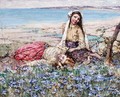 Picking Violets, Brighouse Bay - Edward Atkinson Hornel