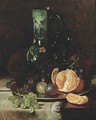 Still Life With Fruit And Jug - Edward Chalmers Leavitt