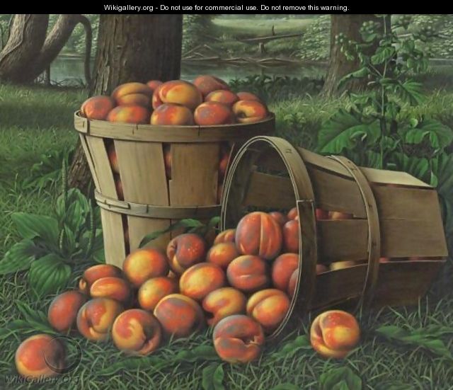 Baskets Of Peaches - Levi Wells Prentice