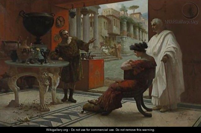 Italian, 19th Century The Vendor Of Antiquities - Ettore Forti