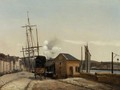 The Port Of Rouen - Jean-Baptiste-Camille Corot