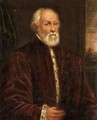 Portrait Of A Gentleman, Half Length, Wearing The Robes Of A Venetian Senator - (after) Jacopo Tintoretto (Robusti)