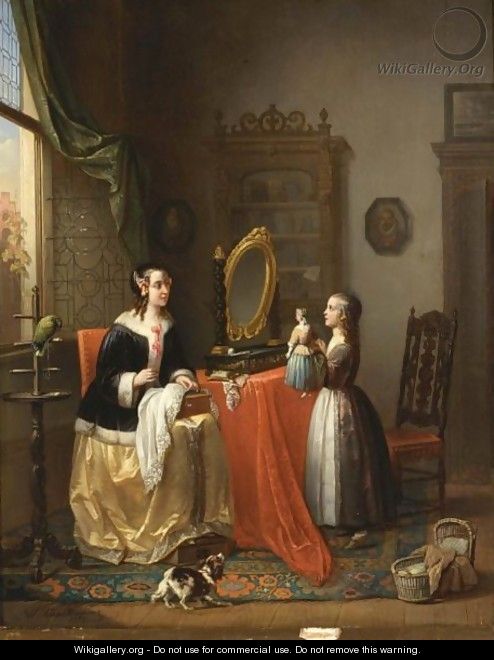 Playing With The Doll - Alexis van Hamme