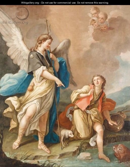 Tobias And The Angel - Neapolitan School