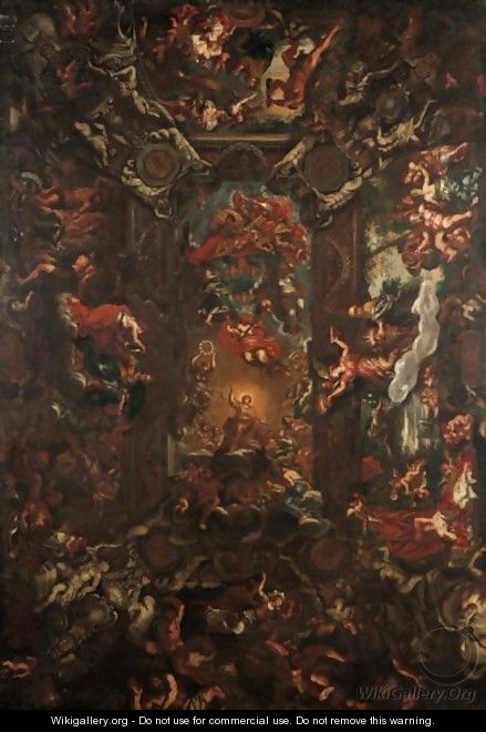 The Triumph Of Divine Providence - (after) Cortona, Pietro da (Berrettini)