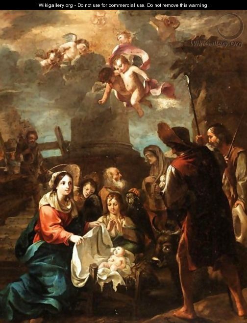 The Adoration Of The Shepherds - (after) Jean Tassel