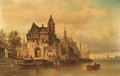 A View Of Vlissingen - Elias Pieter van Bommel