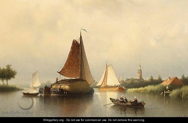 The Hay Barge - Johan Adolph Rust