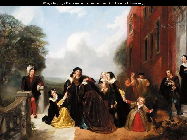 The Separation Of Sir Thomas More And His Family - Thomas Woolnoth