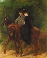 A Couple Out Riding - Jean Baptiste Edouard Detaille