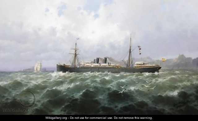 Sailing In Rough Water - Francisco Hernandez Monjo