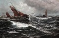 Squally Weather In The Channel - Thomas Rose Miles