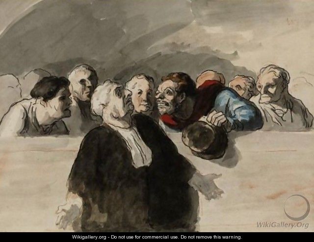 Le Defenseur - Honoré Daumier