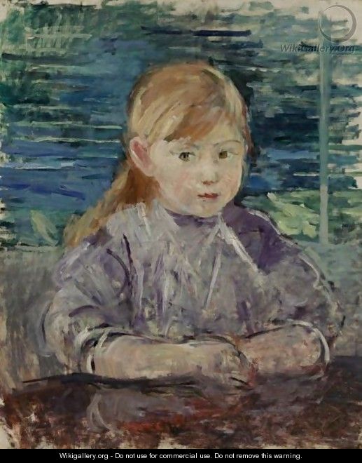 Fillette En Mauve - Berthe Morisot