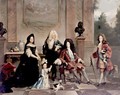 Louis XIV And His Heirs - (after) Nicolas De Largillierre