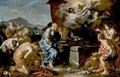 The Sacrifice Of Noah - Giovanni Battista Rossi