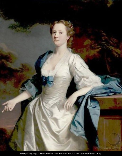 Portrait Of Mrs. Mary Wilbraham - Allan Ramsay