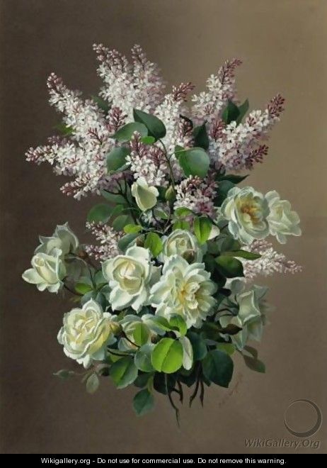Lilacs And Roses - Paul De Longpre