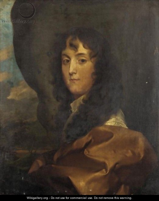 Portrait Of Sir Thomas Leigh (Born 1639) - Gerard Soest