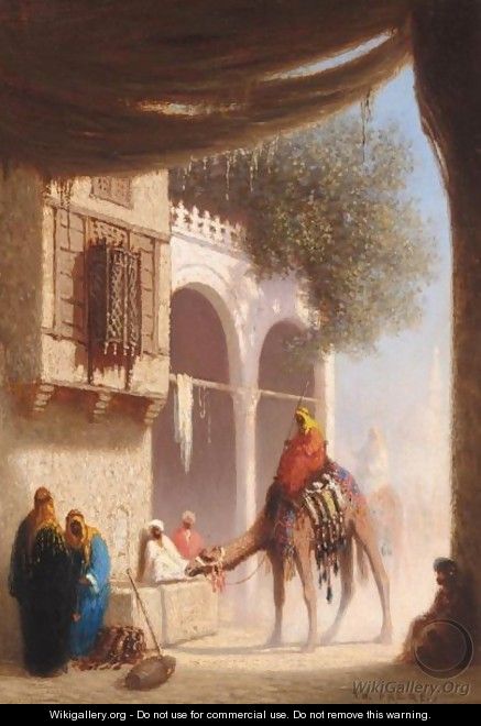 Une Fontaine Au Caire, Egypte - Charles Théodore Frère