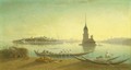 La Tour De Leandre, Constantinople - Charles Théodore Frère