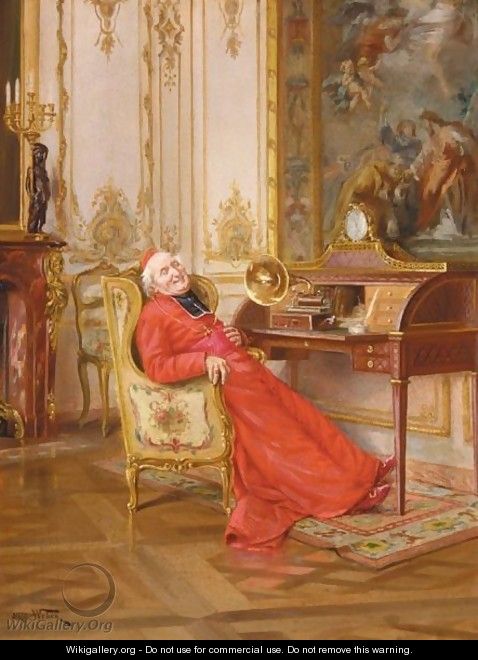 Une Interlude Musicale - Alfred Charles Weber
