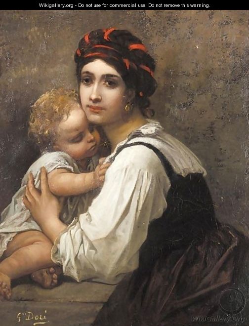 Mere Et Enfant - Gustave Dore