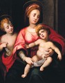 Madonna Col Bambino E San Giovannino - (after) Domenico Puligo