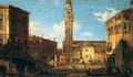 Campo Santi Apostoli A Venezia - (Giovanni Antonio Canal) Canaletto