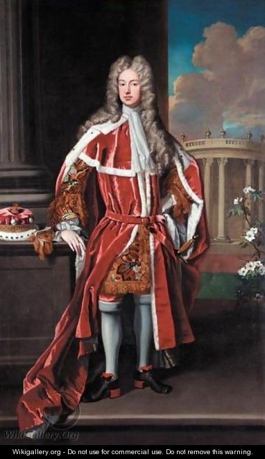 Portrait Of Allen Bathurst. 1st Earl Bathurst (1684-1775) - (after) Kneller, Sir Godfrey