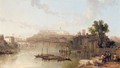 A View Of The Palace Of The Caesars, Rome, From The River Tiber - David Roberts