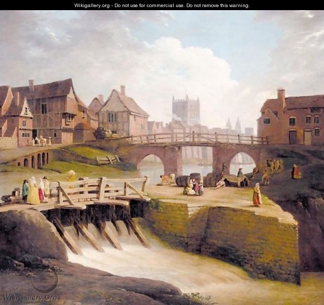 View Of Tewkesbury - Joseph Farington