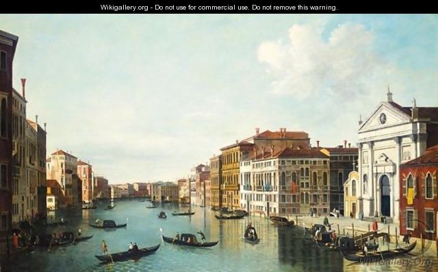 The Grand Canal At Santa Stae, Venice - William James