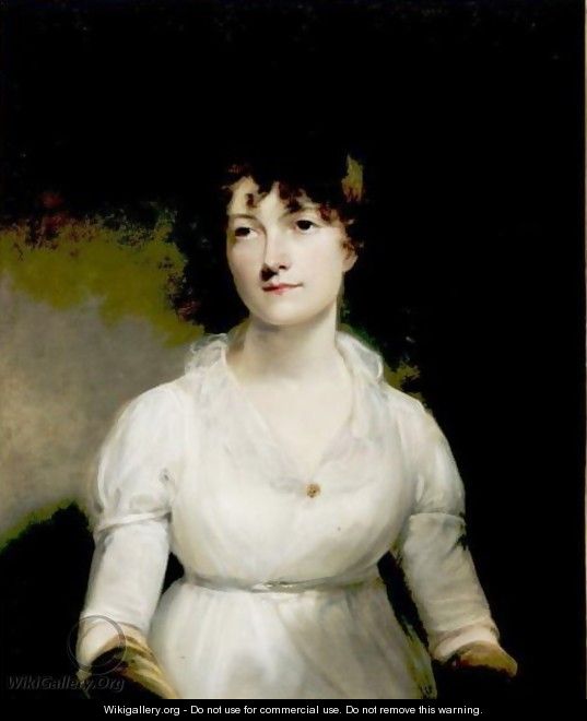 Portrait Of Miss Fellows - (after) Of William Owen