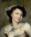 Portrait Of A Young Woman - (after) Fragonard, Jean-Honore