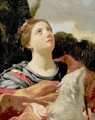 St. Agnes With The Lamb - (after) Louis Dorigny